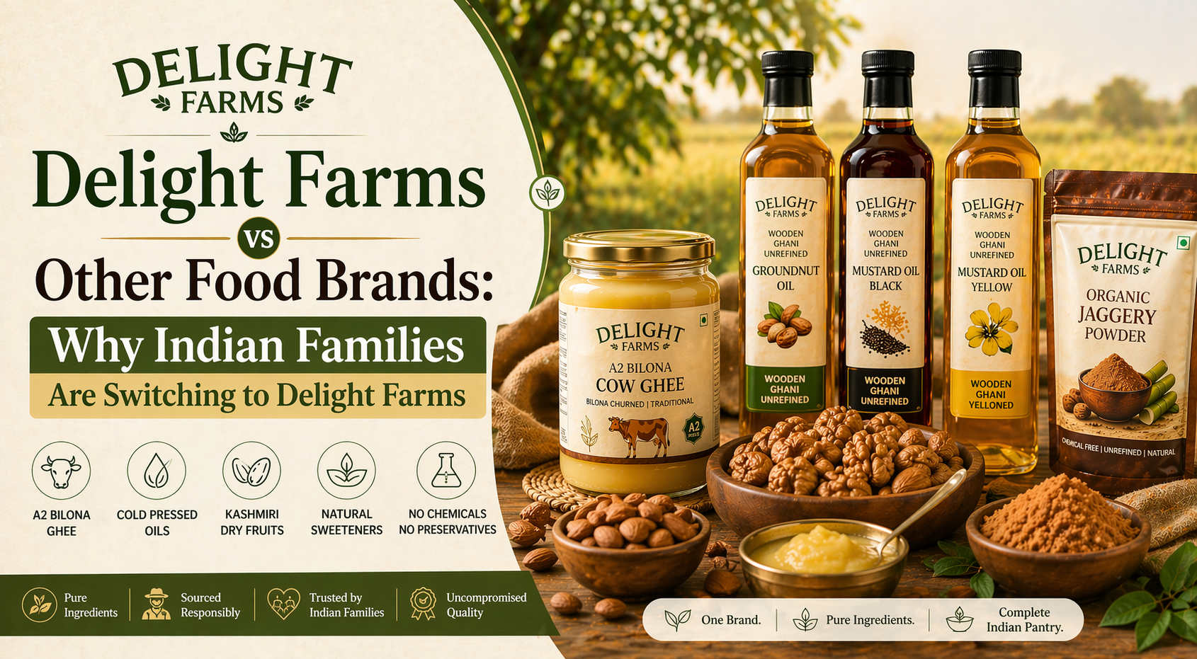 Delight Farms vs Other Food Brands: Why Indian Families Are Switching to Delight Farms