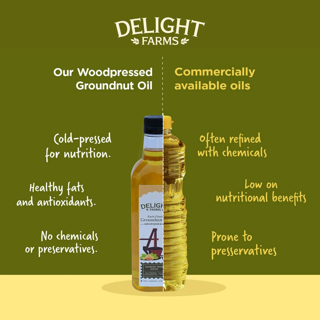 Cold-Pressed Groundnut Oil