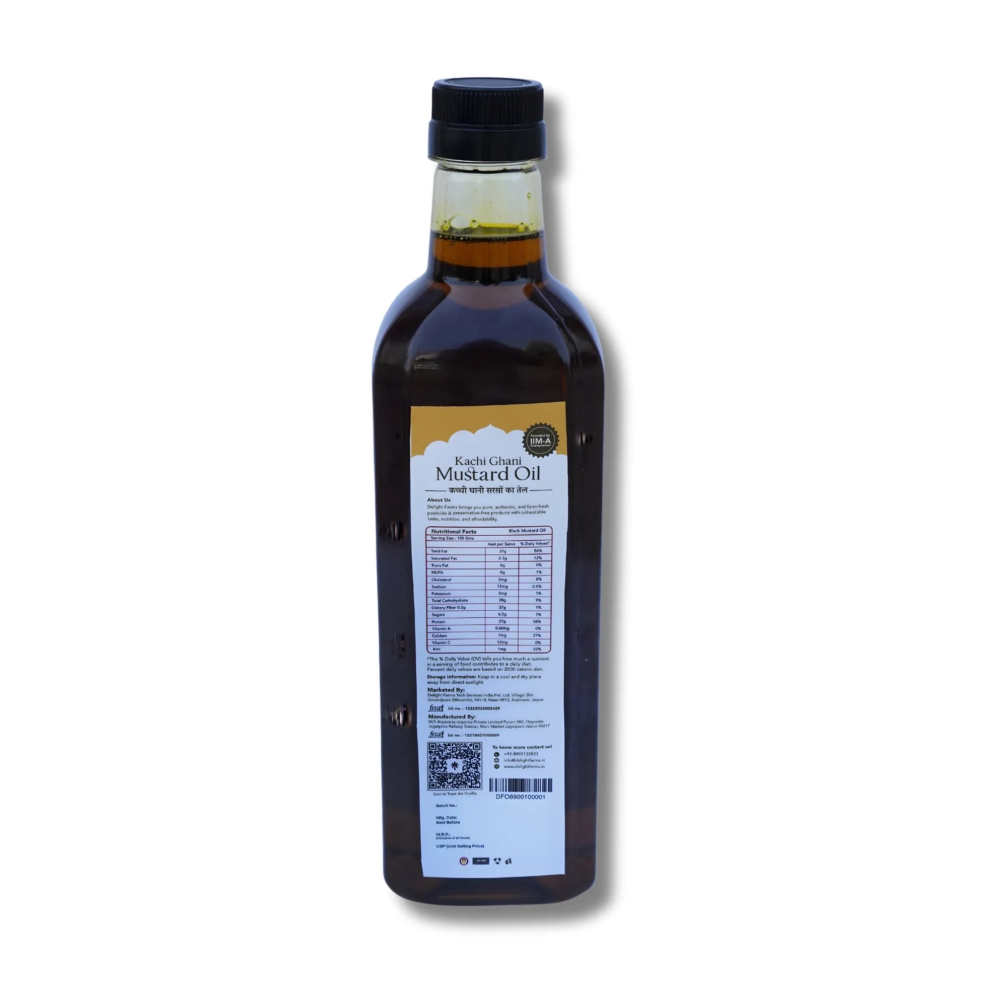 Cold Pressed Black Mustard Oil Secondary image