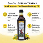 Cold Pressed Black Mustard Oil