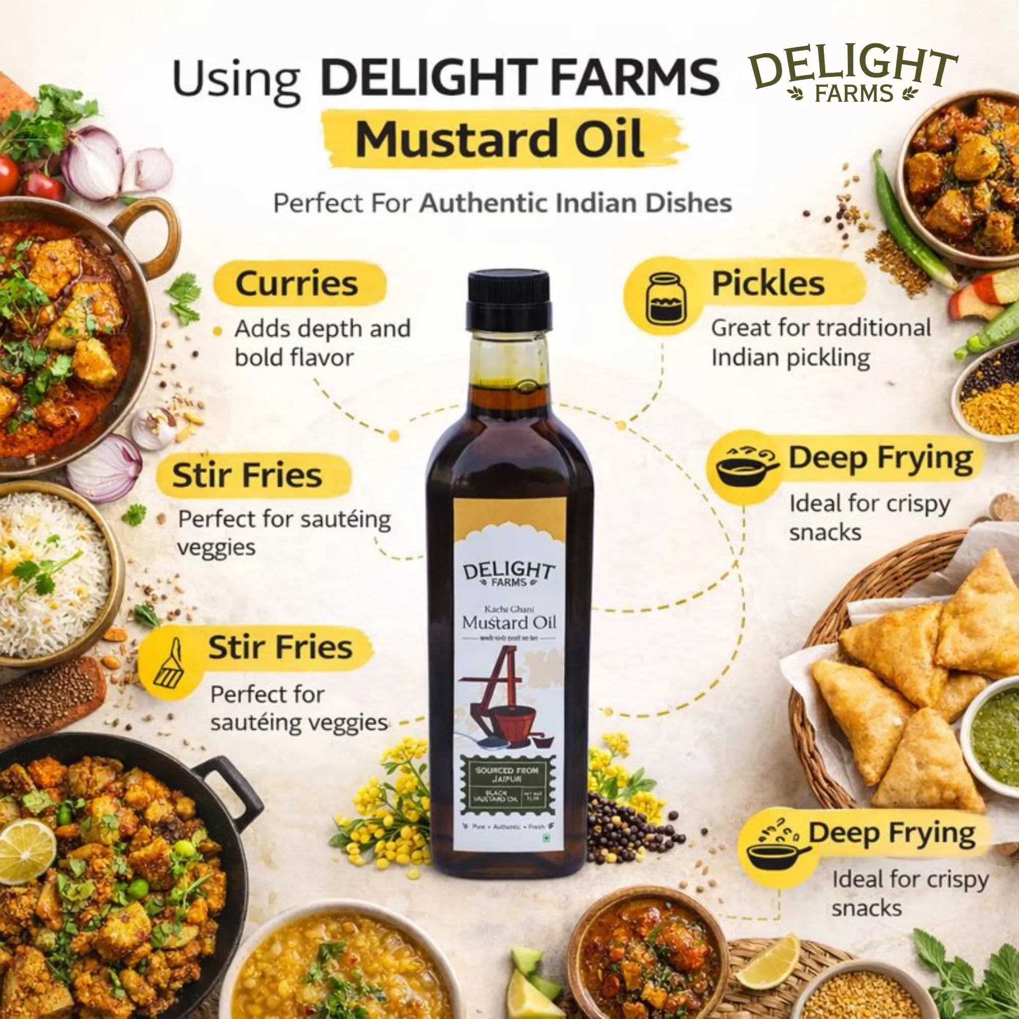 Cold Pressed Black Mustard Oil