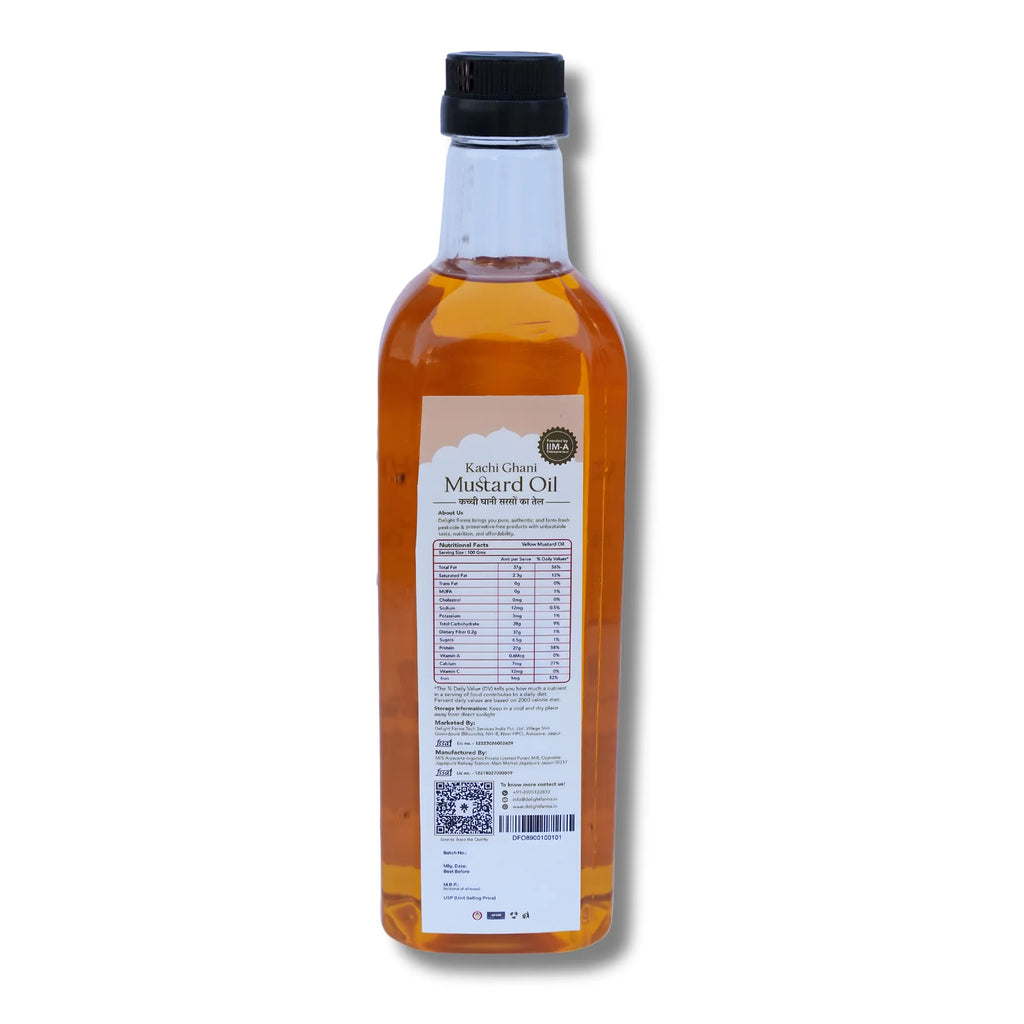 Yellow Mustard Cold-Pressed Oil