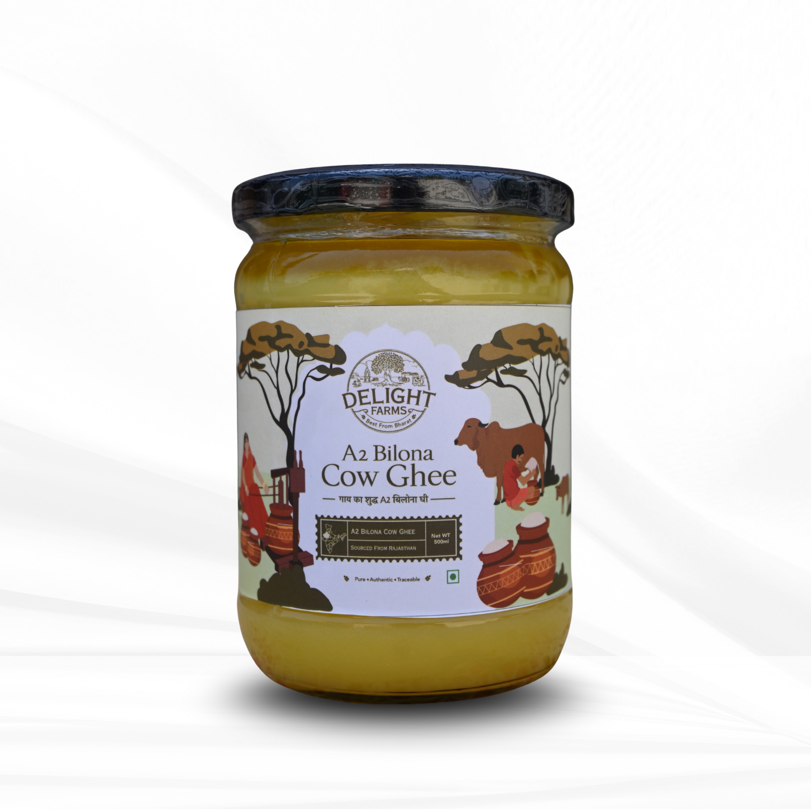 A2 Cow Bilona Ghee Delight Farms Main image