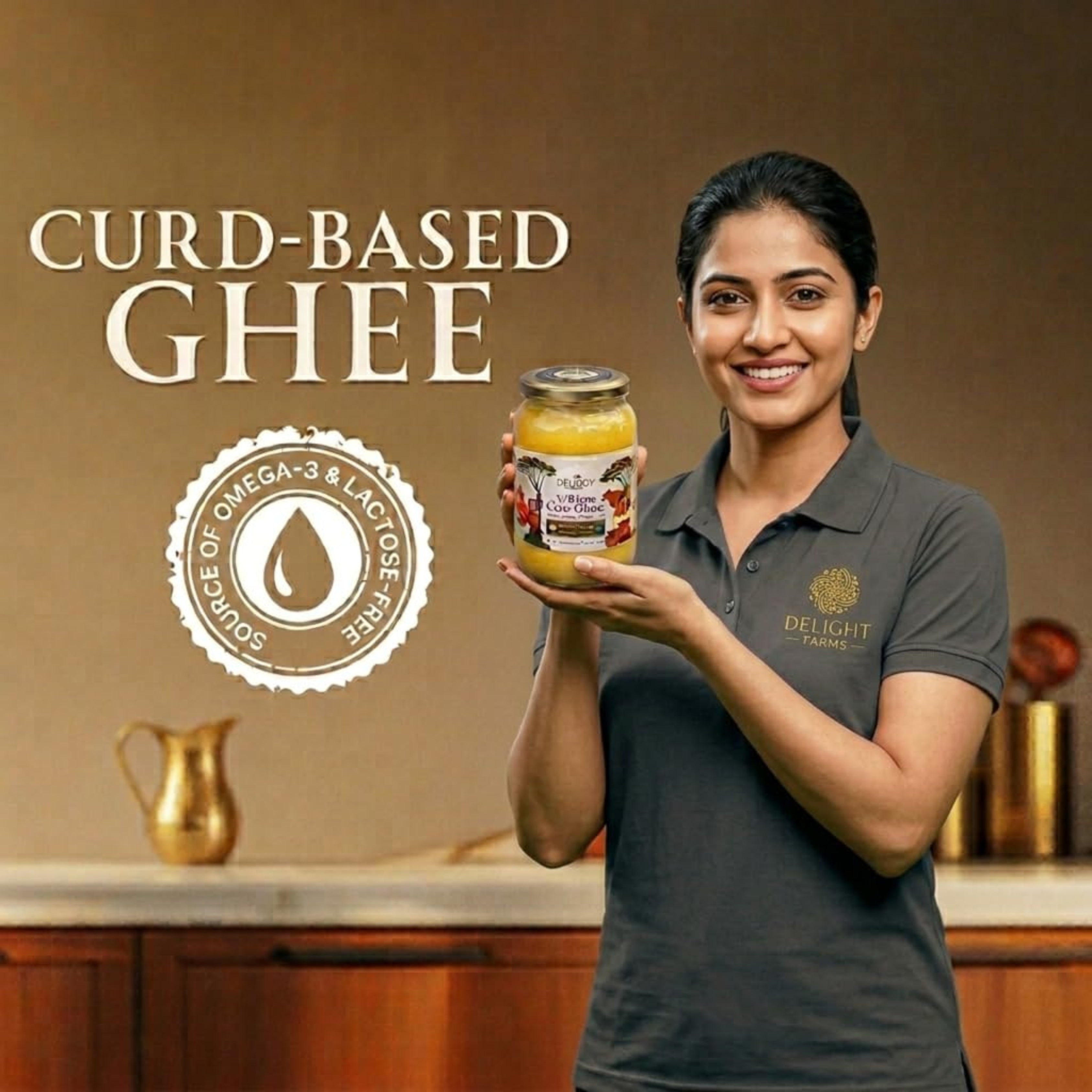A2 Desi Cow Ghee-Traditional Bilona Cow Ghee | Pure Organic Ghee