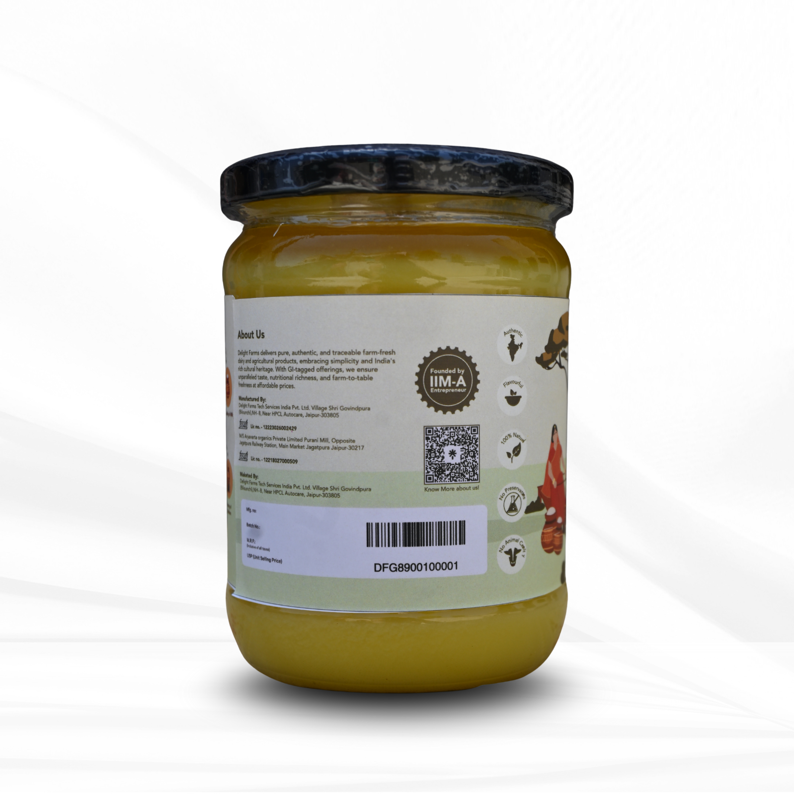 A2 Cow Bilona Ghee Delight Farms