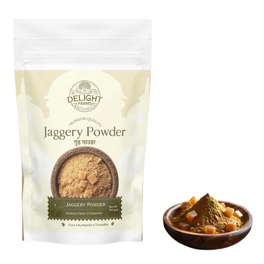 Unrefined Jaggery Powder Delight Farms