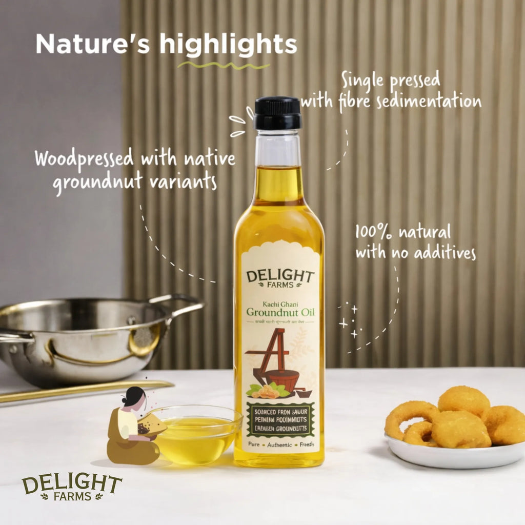Cold-Pressed Groundnut Oil